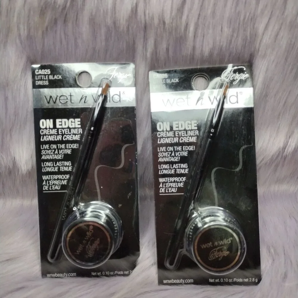 NEW Lot Of 2 Wet n Wild on Edge Creme Eyeliner Fergie Little Black Dress CA025